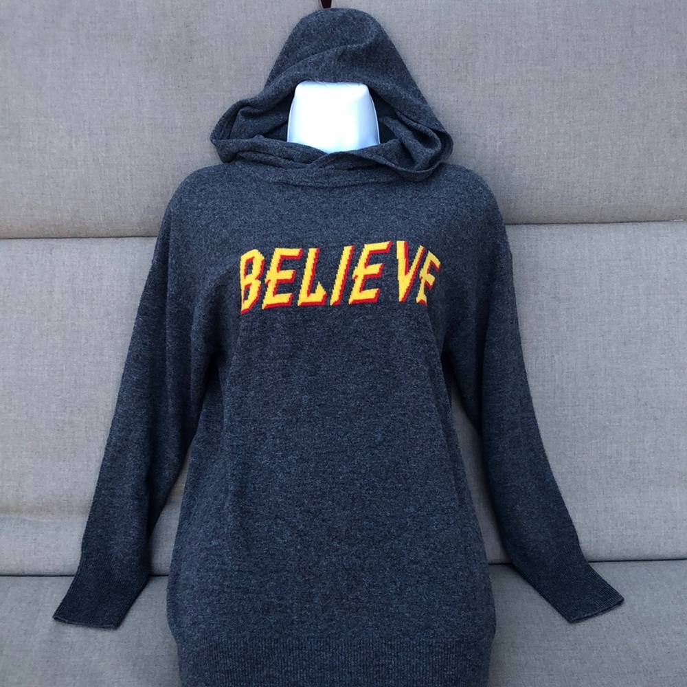 SANDRO PARIS Cashmere/Wool Hoodie